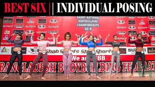 Individual Posing | Best Six | BABBF National Championship 2019 | Fitness Avenue