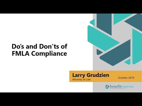 The Do's And Dont's Of FMLA - YouTube