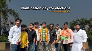 Nomination day for elections | Bus se kaha ja rahe hai ft. Aditiya Vlogs