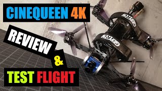 GEPRC CINEQUEEN 4K 3INCH FPV QUAD | REVIEW \u0026 TEST FLIGHT @ 18:06