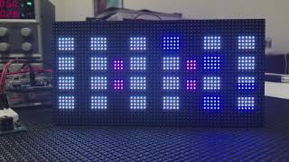 draft binary clock - 24-bit color LED RGB Matrix