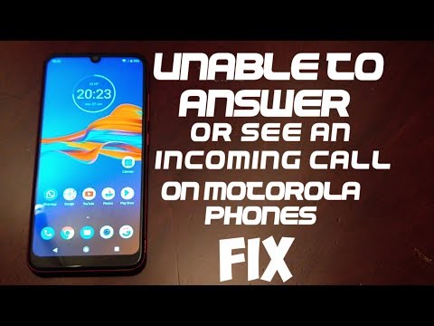 No se pueden responder ni ver llamadas entrantes en teléfonos Motorola Easy FIX