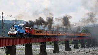 大井川鐵道 トーマス走った！ 2016 6 ジェームスと重連で 2016年7月21日