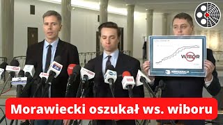 Konfederacja: Premier Morawiecki oszukał ws. wiboru