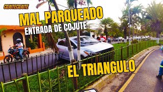 Quedo ensartado en el triangulo, entrada de cojutepeque. #cojutepeque #cojutecojute