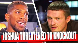 Anthony Joshua THREATENED TO KNOCKOUT Alexander Usyk BEFORE THE FIGHT / Fury HUMILIATED Wilder