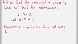 The Commutative Property