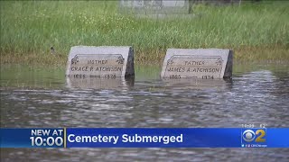 Gary Cemetery Left Submerged