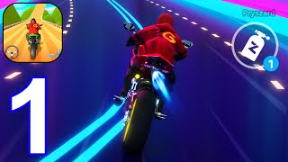 Bike Race 3D: Bike Racing - Gameplay Walkthrough Part 1 Tutorial Level 1-9 (iOS, Android Gameplay)