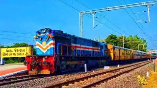 #rajula to #ayodhya train Welcomed at #dhola junction