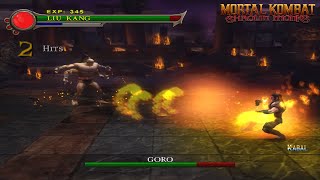 Kabal impersonate Liu Kang | Kabal VS Goro - Mortal Kombat Shaolin Monks Boss Fight