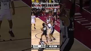 Victor Wembanyama Records MONSTER 27 PT DOUBLE DOUBLE! vs Trail Blazers | NBA Summer League