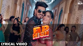 BP HIGH(Lyrical Video) Pranjal Dahiya | Renuka Panwar | Aman Jaji | New Haryanvi Song Haryanavi 2021