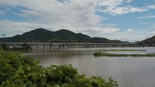 一級河川・砂川【山陽本線・山陽新幹線周辺】平成３０年７月豪雨・洪水