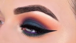 Teal Colorful Smokey Eye Makeup Tutorial | Sigma X beautyybird Dream Palette