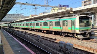 【成田線】849M E231系0番台マト110編成 我孫子駅 発車シーン