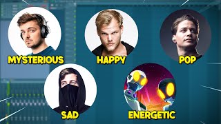 5 Different Chords - 5 Different Emotions 🔥 (Martin Garrix, Avicii, Alan Walker, Kygo, AREA 21)