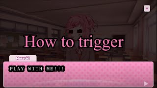 How to trigger the Play with Me Scene in Doki Doki Literature Club (tutorial)