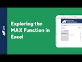 MAX Function Excel | Corporate Finance Institute