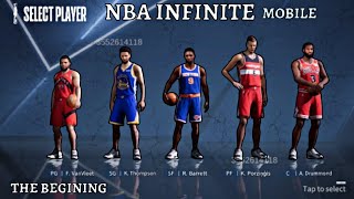 NBA INFINITE MOBILE |BEGINNER WALKTHROUGH (INSANE GRAPHICS🤯🔥)#nba #basketball