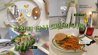 간헐적 단식 50일의 기록 vlog