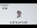 fiorese jewelry 1.01 carat 6.30*6.24*3.89 old european cut lab diamond mmr123