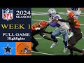 Dallas Cowboys vs Cleveland Browns FULL GAME HIGHLIGHS | NFL Today | NFL Highlights  NFL 2024 Season