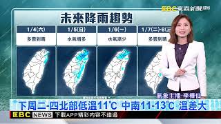 東北季風！ 今晚低溫13-15度 下半天水氣轉少 @newsebc