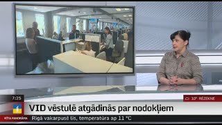 VID vēstulē atgādinās par nodokļiem