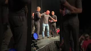 Javier Mendez - Khabib Kicks Tony Ferguson Belt Off stage