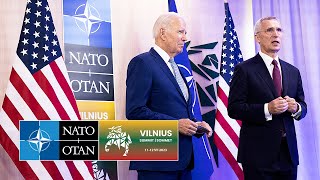 NATO Secretary General with 🇺🇸 US President Joe Biden at the NATO Summit in Vilnius 🇱🇹, 11 JUL 2023