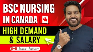 BSC nursing in Canada: High Demand \u0026 Salary for Registered Nurses RNs | 5 Q\u0026A | Canada Student Visa