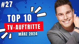 TOP 10 TV-AUFTRITTE ❤ Die Schlager Charts der Woche ❤ März 2024 ❤ #27
