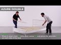 how to assemble the azure solid pine bed double size from furniturebox uk