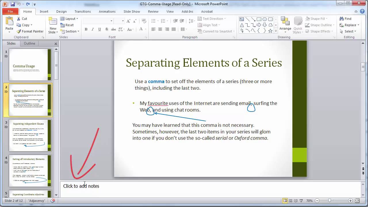 How To Take Notes Using PowerPoint - YouTube