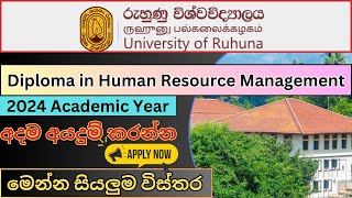 Diploma in Human Resource Management 2024 I Diploma Sinhala 2024