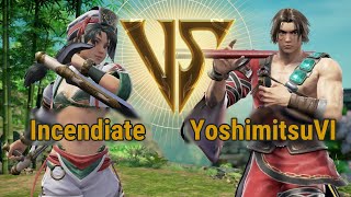 Incendiate (Talim) VS YoshimitsuVI (Kilik) | Soulcalibur VI