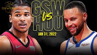 Golden State Warriors vs Houston Rockets Full Game Highlights | Jan 31, 2022 | FreeDawkins