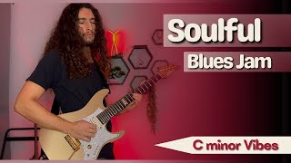 Soulful Blues Guitar Improvisation | Expressive Solo over C Minor Backing Track