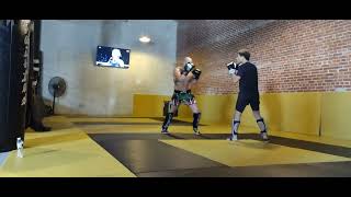 Muay Thai - light sparring Charlie, Pierre - 4/10/2023