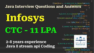 12. Infosys Interview | Java8, Stream APIs coding Question Answers