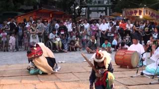 大四日市まつり　民謡と獅子舞