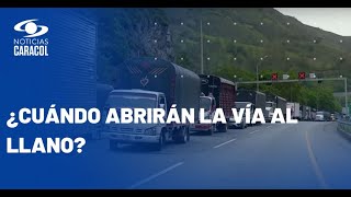 Conductores están desesperados por el cierre de vía Bogotá–Villavicencio