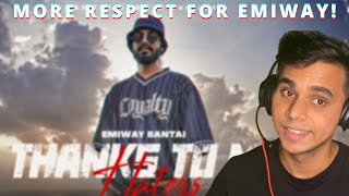 EMIWAY - THANKS TO MY HATERS REACTION AND REVIEW