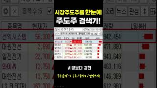 [주식] 시장 주도주를 한눈에 주도주 검색기