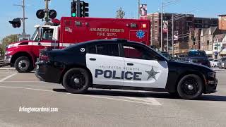 Hit-and-Run vehicle vs motorcycle crash at US-14 and Arlington Heights Road Arlington Heights