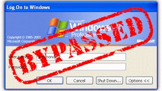 How to bypass the windows XP Password - Part 1