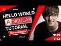 How to Install Angular Tutorial and Run Your First Hello World Application Step By Step | ThinkCode