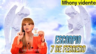 MENSAJE IMPORTANTE ⚠️ MHONI VIDENTE ❤️ Horóscopo de hoy ESCORPIO 7 DE FEBRERO 2022 💚  Horóscopo  🧡💙