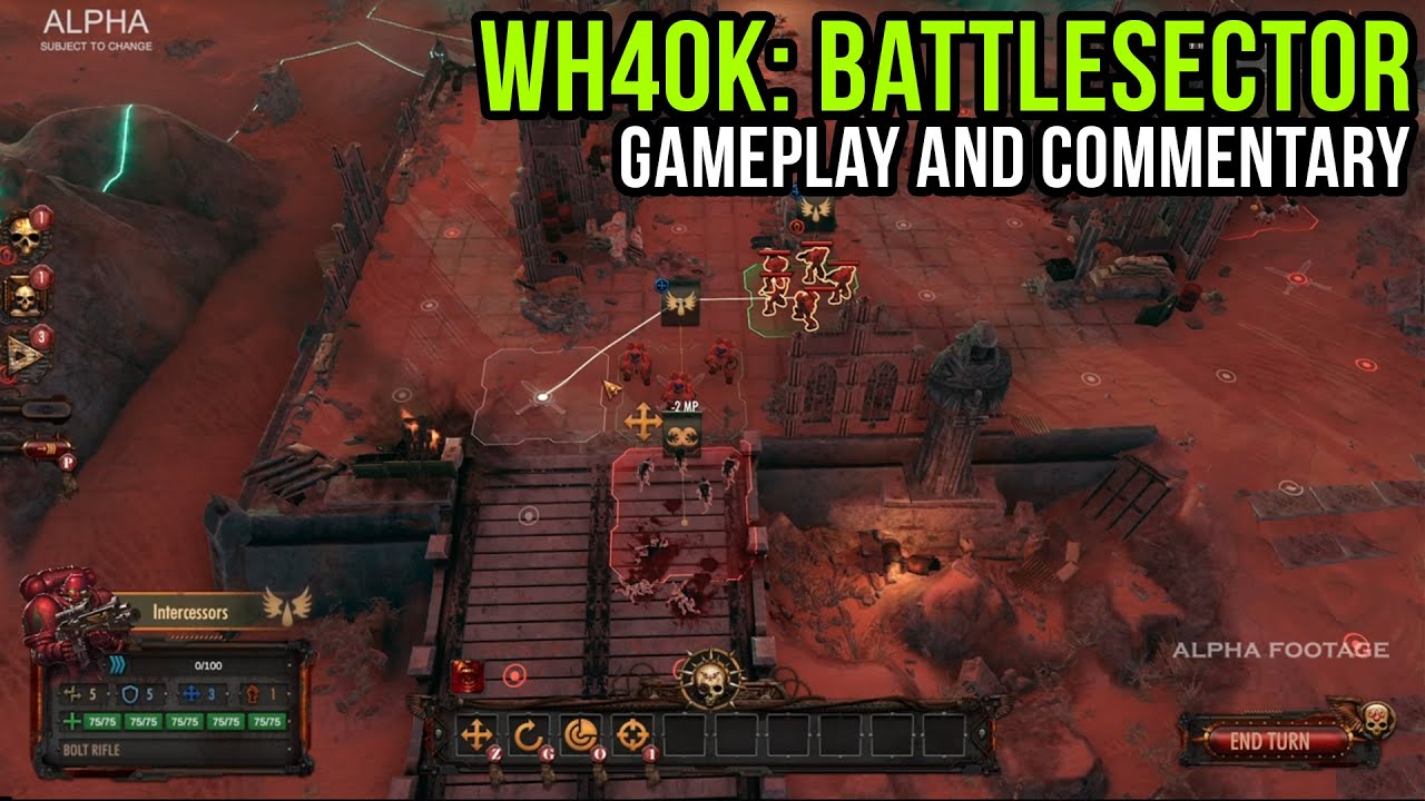 Warhammer 40,000: Battlesector GAMEPLAY! - YouTube